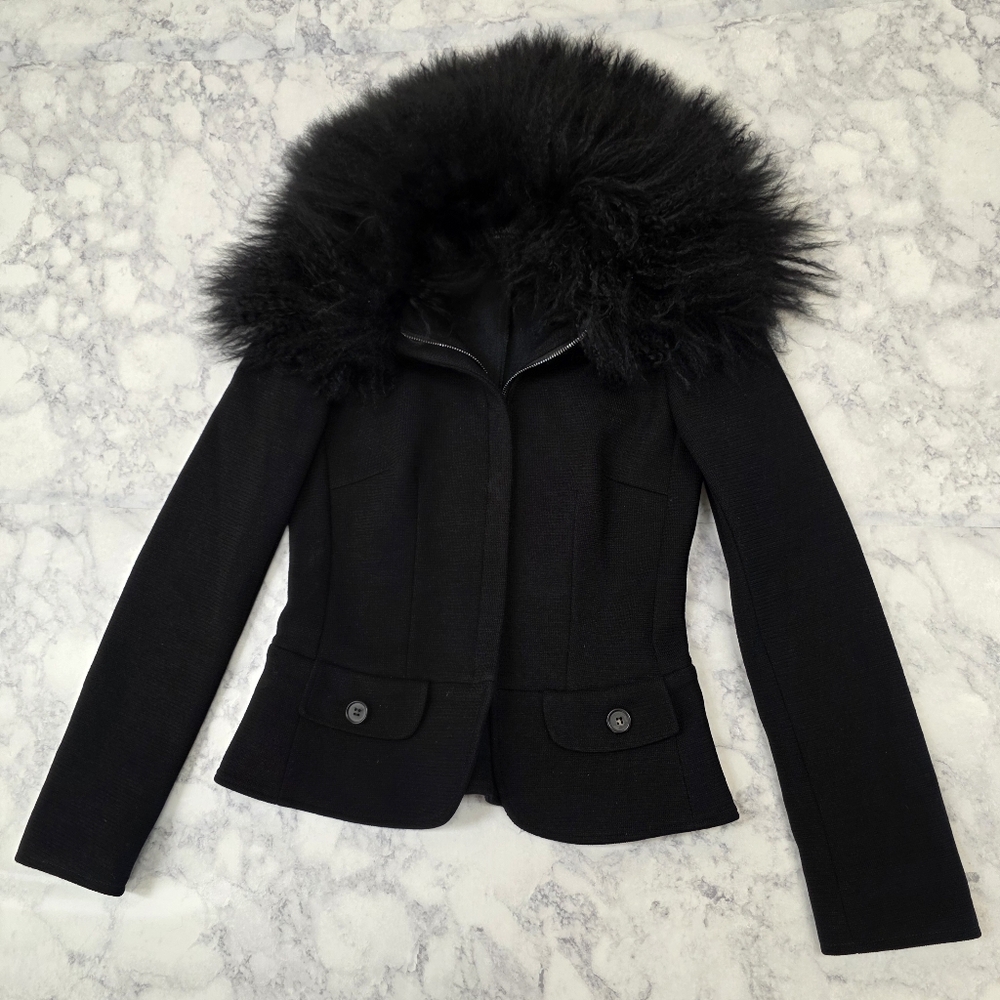 Dolce & Gabbana Wool Fur Jacket - Picture 2 of 14